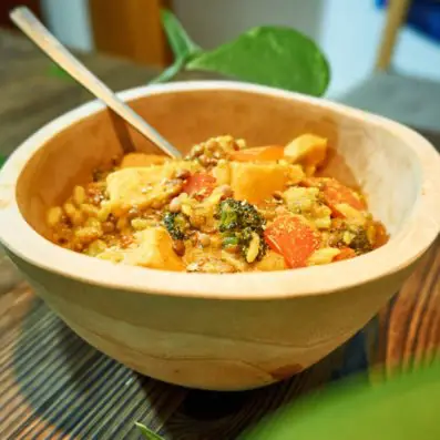 Curry mit Linsen
