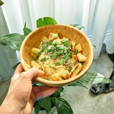 Süßes Curry mit Reis