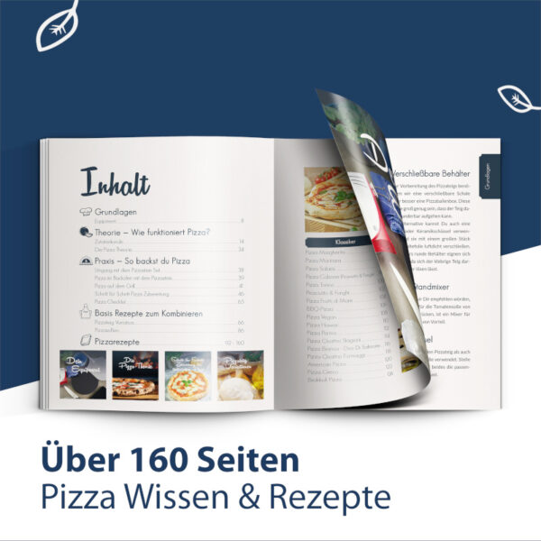 Pizzastein Kochbuch Inhaltsverzeichnis